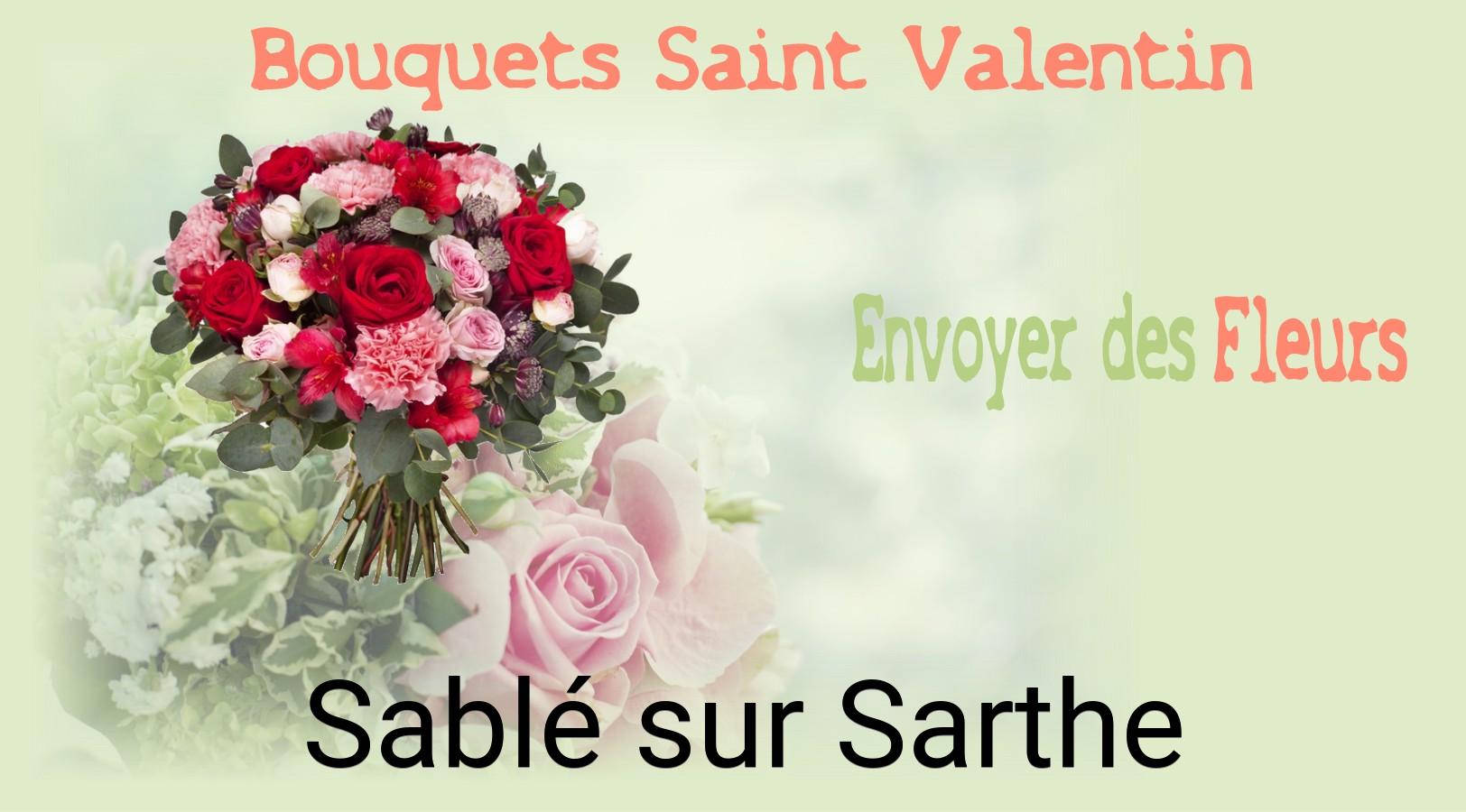 Roses de Saint-Valentin livrées à Sablé-sur-Sarthe